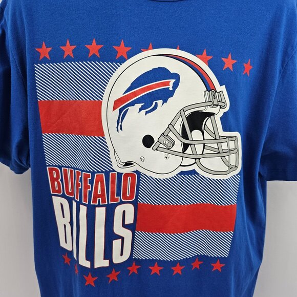 Tailgate Buffalo Bills Football Helmet Graphic Tee Blue Men's Size XL NWOT Read - Picture 3 of 14